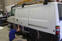 21st Century 1 – a full vehicle wrap begins
