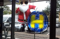 Harvey World Christmas Promotion, Translucent Window Graphic