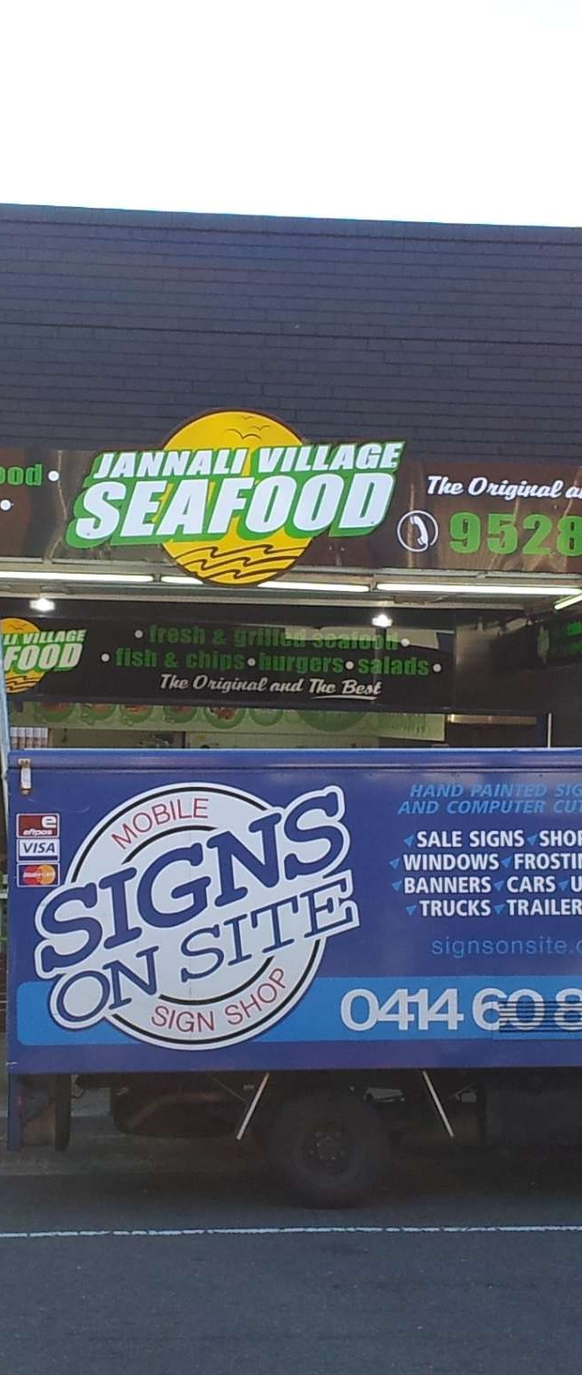Jannali Seafood Panel Awning, Entire Shopfront Cladded and Light Box