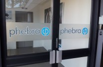 Phebra Etch ‘Dusted Glass’ and Vinyl Door Signs