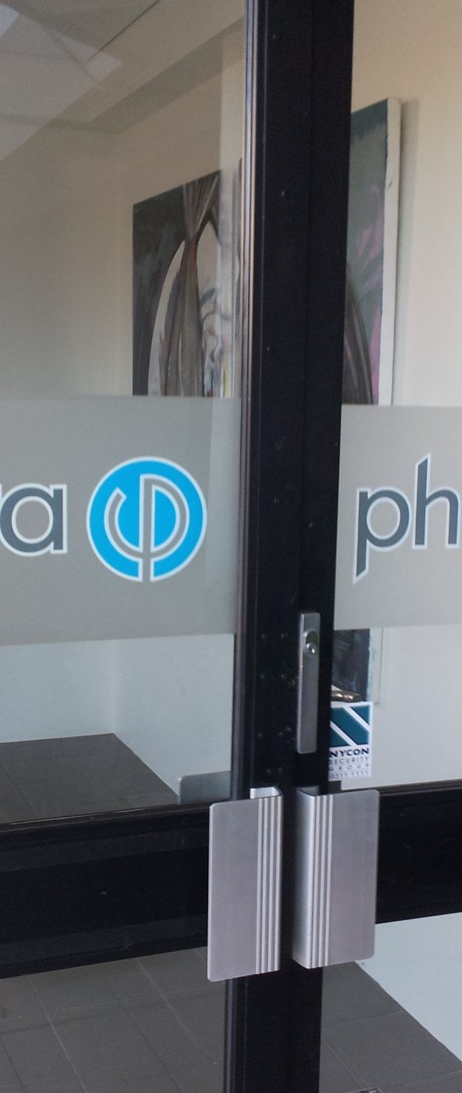 Phebra Etch ‘Dusted Glass’ and Vinyl Door Signs