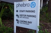 Phebra Parking Sign