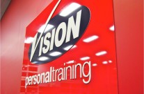 Vision 3D laser cut logo